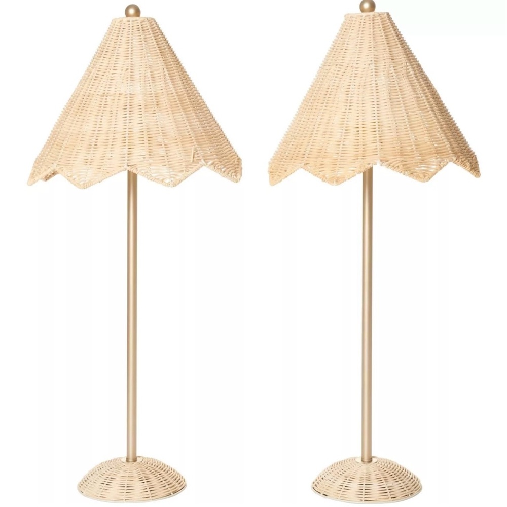 Used like new Lillian August lamps (2)